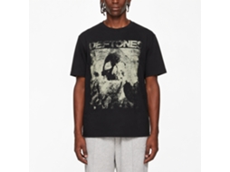 Deftones Distressed Skull T-shirt Unisex Adults Size:xl
