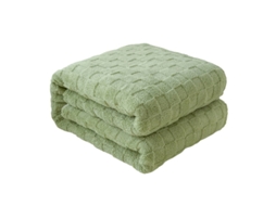 Manta de Sofá Xadrez Quente, Tamanho Grande, em Lã Macia e Confortável, Ideal para a Cama na Primavera, Verão, Outono e Inverno BRILVIBERA (100x150cm)