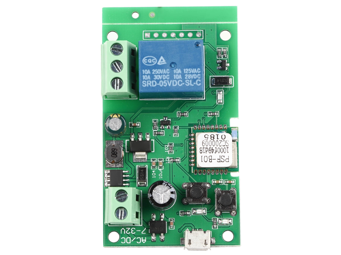 Interruptor Inteligente Sem Fio Sonoff (fonte De Alimentação De Larga Voltagem, Conexão Wifi De 50hz)
