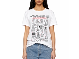 Rockinstone Back To The Future Movie Time Travelers Kit White Adult T-shirt Size:xxxl