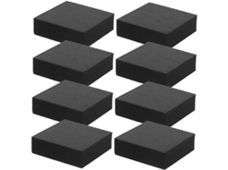 Toyandona Conjunto De 8 Peças Pés Elevadores Móveis Resistentes, Antiderrapantes E Com Absorção De Impacto, Para