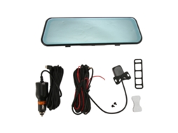 Câmera De Ré Inteligente Full Hd 1080p 9.66" Com Sensor G
