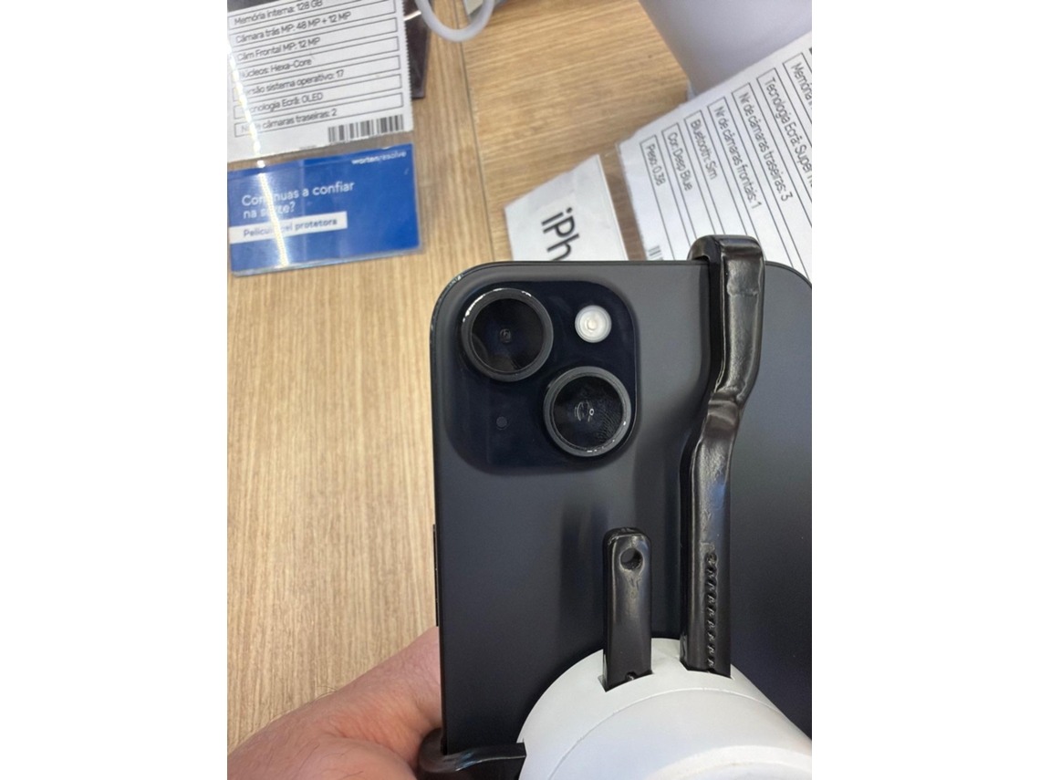 iPhone 15 APPLE (Outlet Caixa Aberta - 6.1'' - 128 GB - Preto)