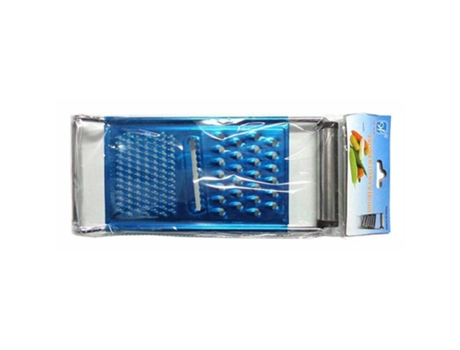Rallador plano inoxidable 3 usos 26,5 cm blister