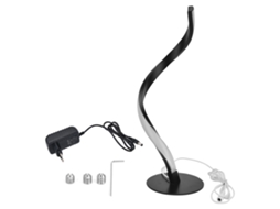 Lâmpada de Mesa LED em Espiral para Leitura Luz Noturna | S/MARCA