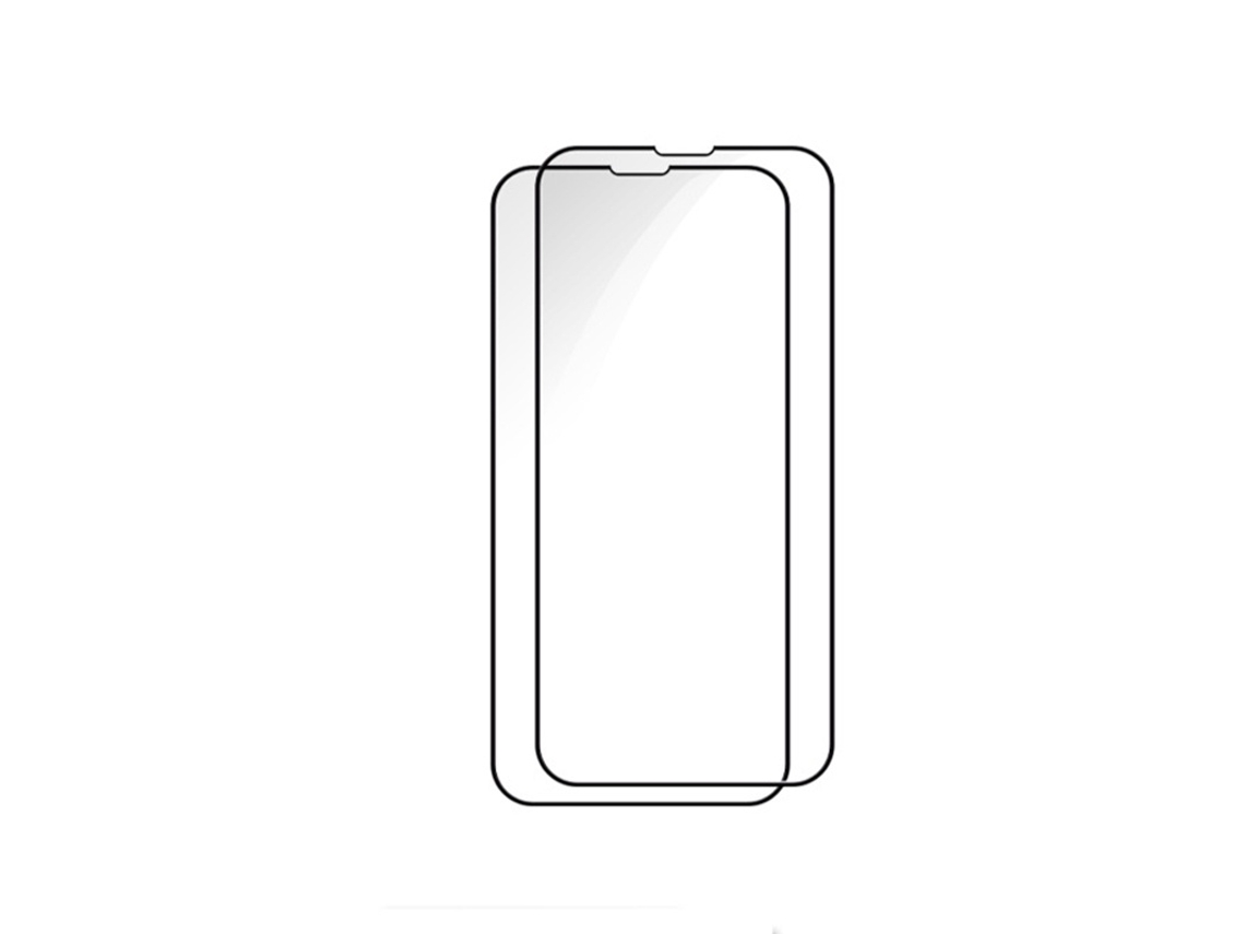 Película De Vidro Temperado 5d Para Iphone (pacote Com 2) Ipho 1 Cm 0,1 Cm Elysve