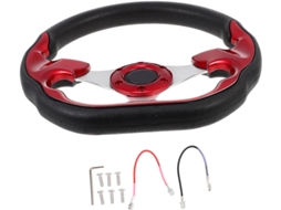 Volante De Corrida Modificado Em Pu, 33 Cm (13 Polegadas), Acessório Para Carro De Drift, Substituição Do Interior.