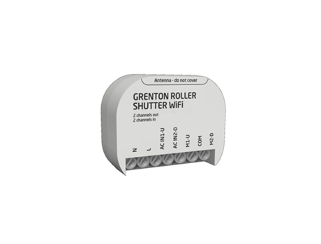 Módulo de saída de rolo Grenton/Montagem de rebaixamento/Wi Fi Grenton (1 saída)