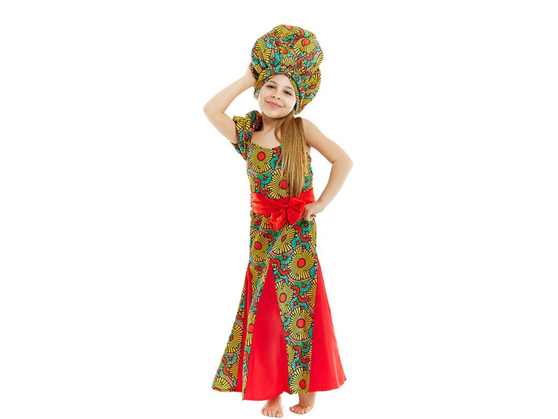 Fato de menina africana