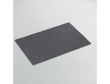 Individual de Mesa Cdaffaires 28 5 X 44 Cm Pvc Liso Glitter Midnight Antracite DECORLINE