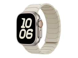 Bracelete Para Apple Watch 42/44/45/46/49mm Branco Leite Cuich