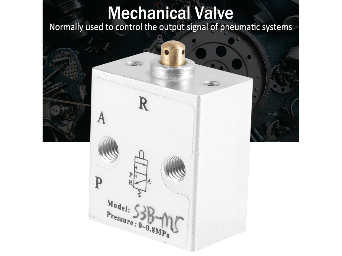 Válvula Mecânica Neumática S3b M5 2p3v