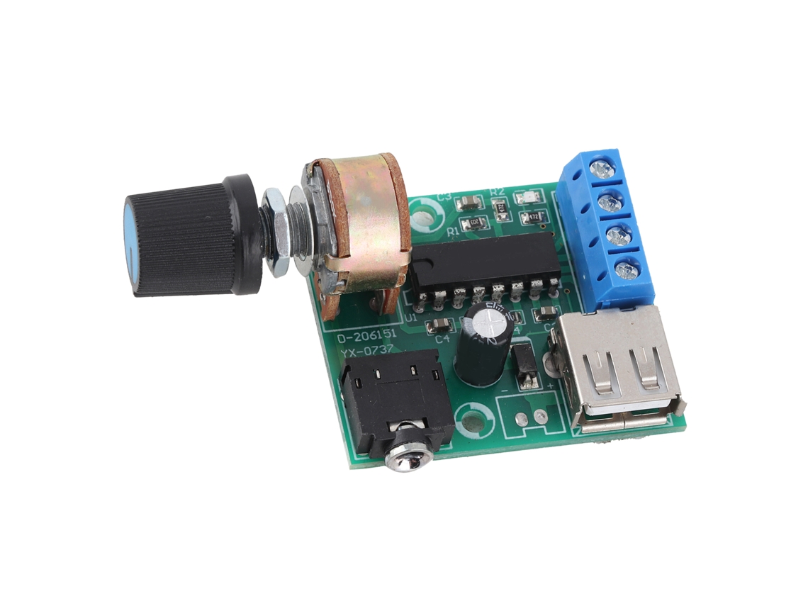 Módulo Amplificador de Áudio Pm2038 Usb 5w com Proteção Interna