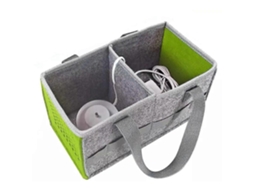 Bolsa Organizadora de Fraldas para Bebês, Feita de Feltro, Dobrável e Ideal para Guardar Fraldas. GOKOCO