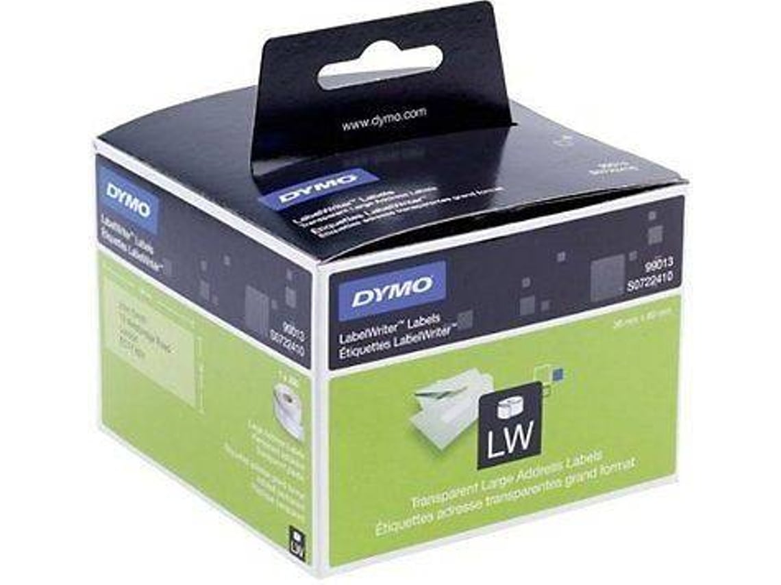 Etiquetas DYMO 36 x 89 mm (Transparente)
