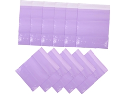 Pacote com 100 unidades de embalagem reforçada para envio postal, 25x35cm, em PE impermeável, para embalagens pequenas de lingerie.