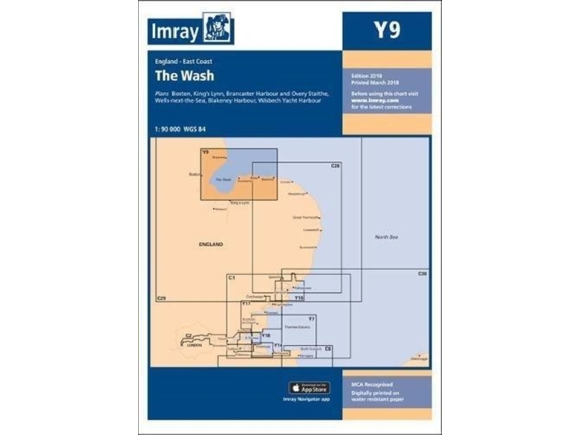 Livro Imray Chart Y9 de Imray (Inglês)