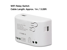 Laxiscreed Interruptor Wi-fi Relay Com Bluetooth E Controle De 7-32v, Até 2200w