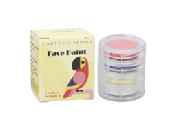 Paleta De Pintura Corporal E Facial Hipoalergênica 4 Cores