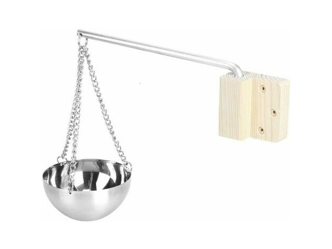 copa de Aroma de Sauna em Aço Inoxidável Acessório para Sala de Sauna