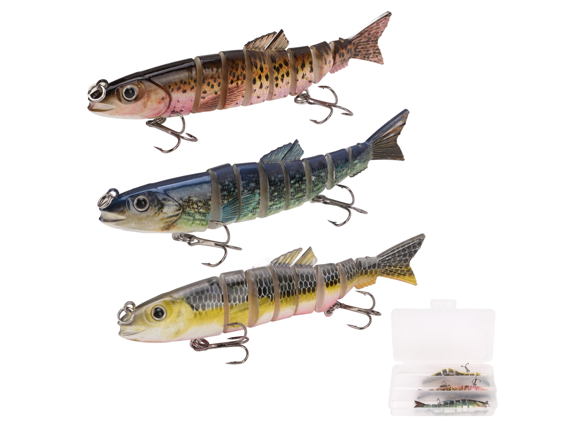Lure Multi-section Fish, Simulated Bait, Multi-segment Swimming, 21.5g Plastic Lure, 8-section Hard Bait, Sea Fishing Bait, Fishing Tackle