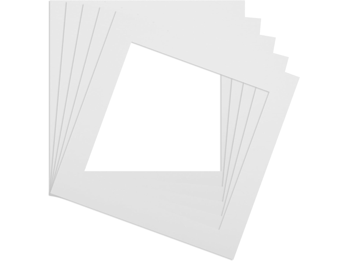 Lote De 5 Tapetes De Quadro Fotográfico 30 - 5 X 30 - 5 Cm Resistentes À Descoloração Com Proteção Interna De