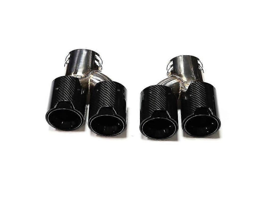 Exaustivo Fino Quad Para Bmw G20 G21 M340i Com Silenciador E Ponta De Tubo (2019 2020)