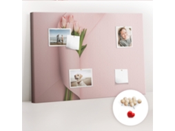Painel De Cortiça Para Parede Buquê De Flores Para O Escritório Espelharte (100x70 Cm)