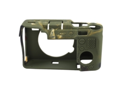 Capa protetora de silicone para câmeras Sony A7cii e A7cr, com revestimento antiderrapante.