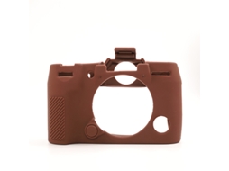 Capa para Fujifilm Xt50 Acessórios de Câmera em Silicone À Prova de Choque CUICH (café)