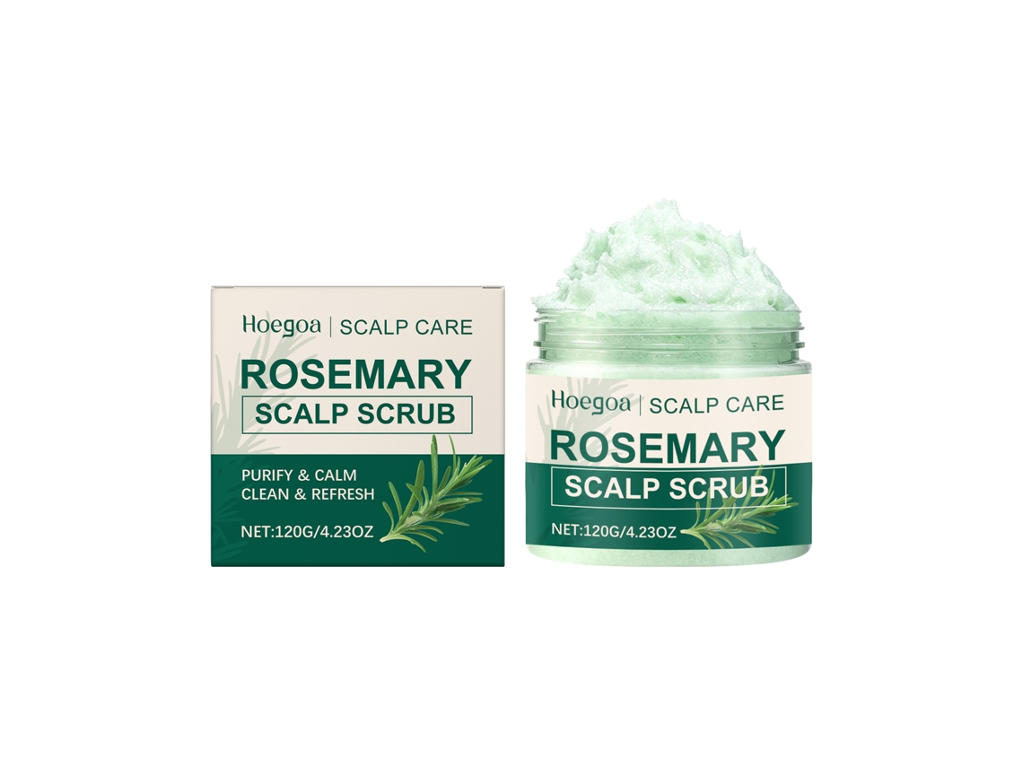 Cuidado Diário com Scrub Refrescante para Cabelo Hoega e Limpeza Natural LAXISCREED