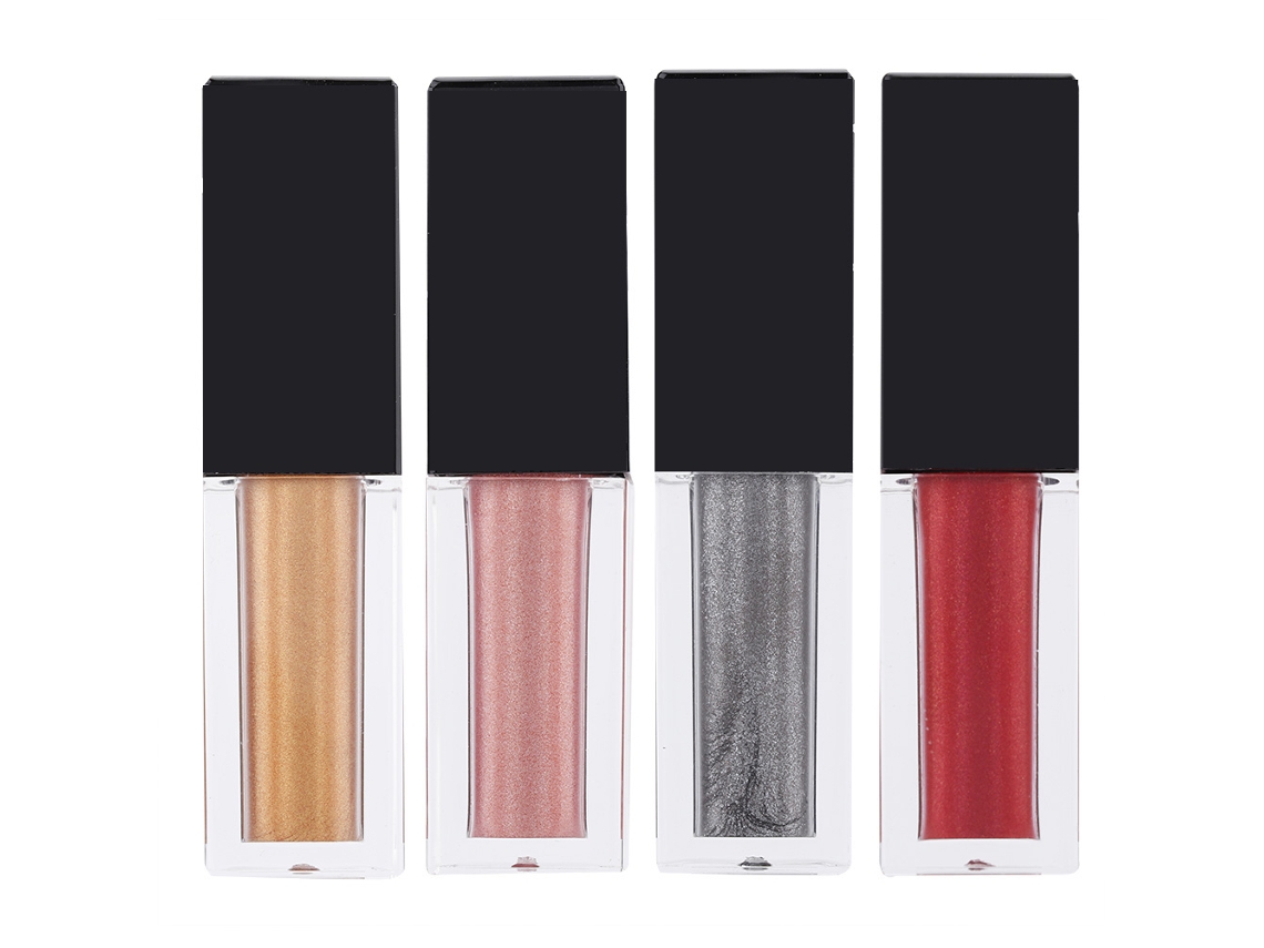 Batom Metálico Matte 4 Cores À Prova D'Água Longa Duração Não Pegajoso Batom Brilhante Cosmético 03