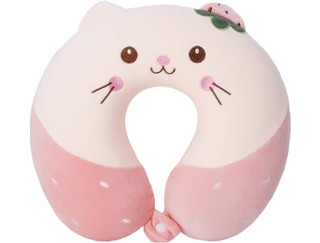 Almofada De Pescoço, Espuma Viscoelástica, Adequada Para Crianças E Adultos, 30 X 30 Cm, Em Formato De U, Ideal Para Viagens (a Partir De 3 Anos)