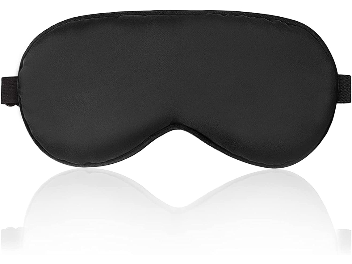 Máscara De Seda Para Os Olhos, Sombreamento Total E Conforto Luxuoso, Alça Ajustável Sem Pressão, Hipoalergênica E Respirável, Design Ergonômico Para
