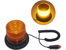 Luz De Emergência Led Giratória Partykindom 24v Com Luzes Estroboscópicas Para Veículos, Amarela, À Prova D Água E
