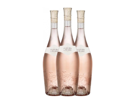 Vinho rosé FLEURS DE PRAIRIE Rose Côtes de Provence Jovem (0.75 L - 3 Unidades)