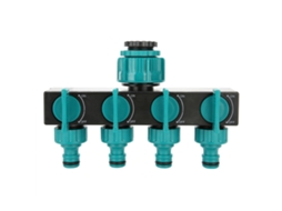 Divisor de Válvula de Rega Jardim 4 Vias LAXISCREED