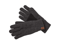 Luvas De Lã Logo Cinzento S-M Homem KINETIC
