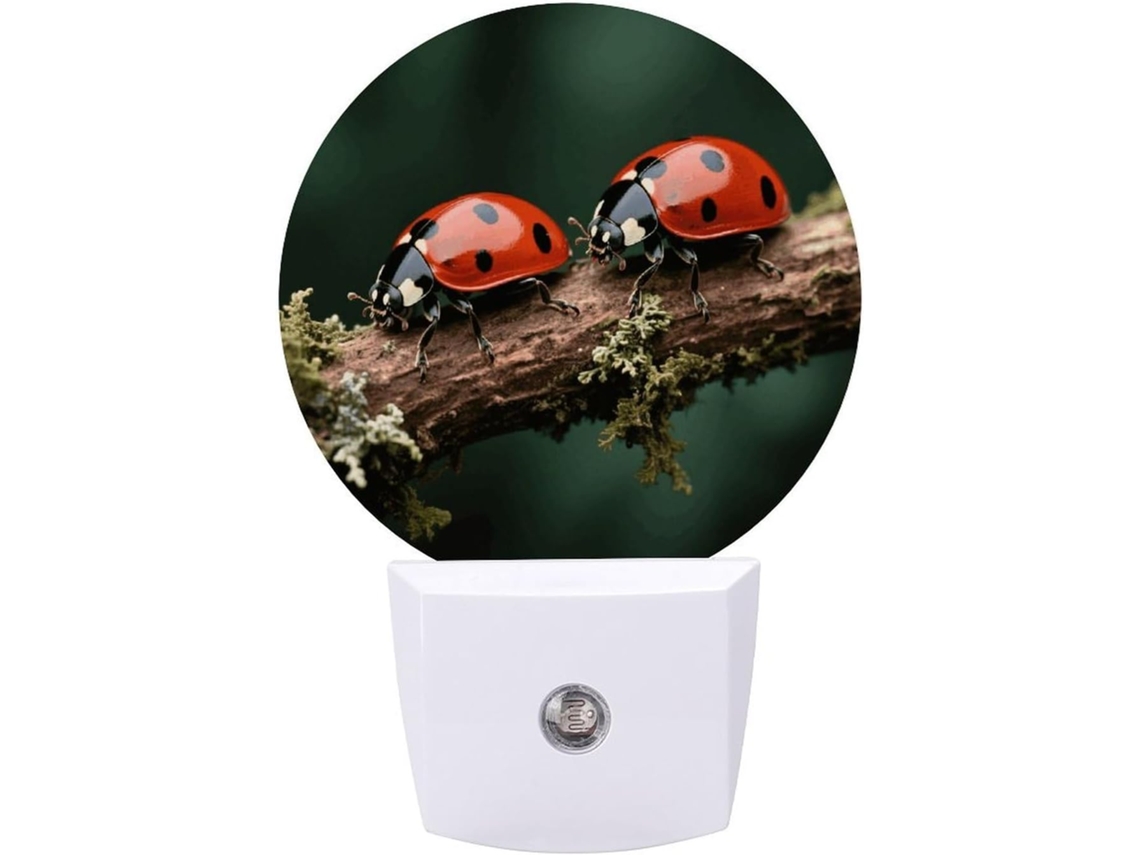 Luminária De Parede Com Sensor Crepuscular, Led Moderno 0,5w Em