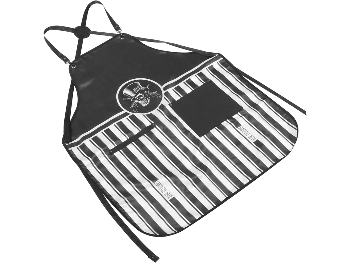 Avental De Barbeiro Masculino Com Bolso, Estilo Decorativo, Em Poliéster.