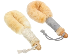 Lurelia Pack De 2 Escovas Corporais De Sisal Para Costas E Corpo, Fibra De Sisal, Massagem Suave E Portátil