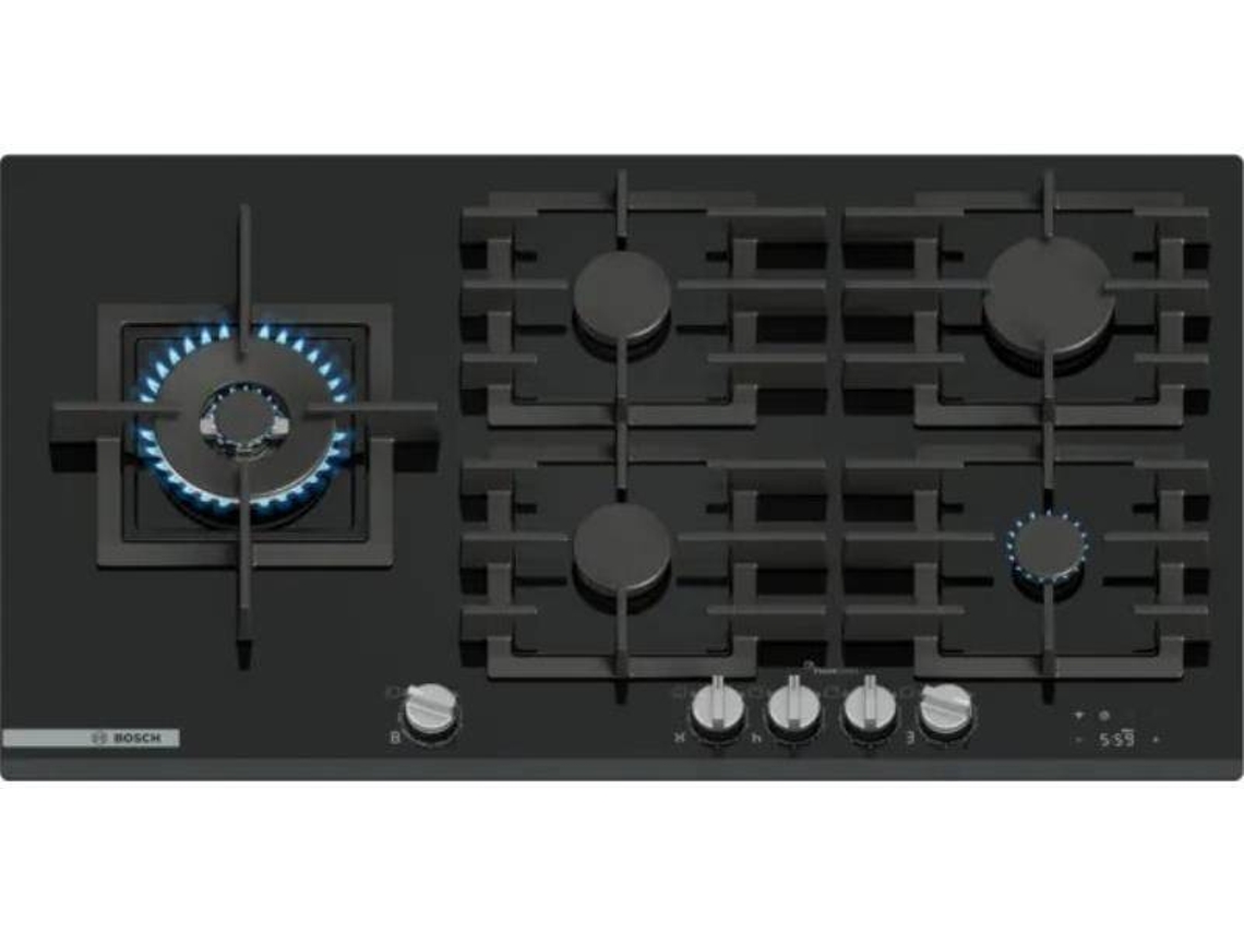 Placa de Gás BOSCH PRS9A6H40 (Gás Natural - 91,5 cm - Preto)