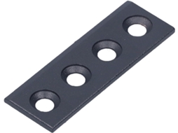 Kit De Placa Conexão Para Porta Celeiro Em Aço Carbono