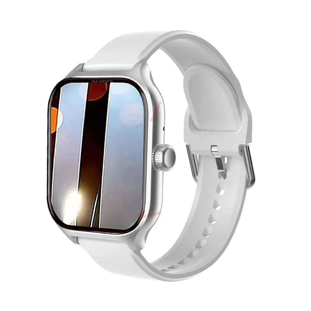 (prateado) Smartwatch, Bluetooth, Controle Por Voz, Monitoramento De Oxigênio No Sangue/pressão Arterial, À Prova D'água.