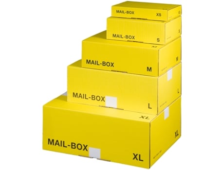 Caixa de Envio de Encomendas SMARTBOXPRO Mail Box Tamanho: Xl Amarelo