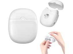Lixa Elétrica Unhas Profissional, Lixa Automática Sem Fio com Luz Led, Silenciosa, Portátil STELASPLEN