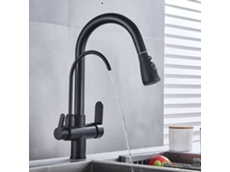Torneira Misturadora De Água Quente Com Filtro De Água Purificada Kitchen 2/3 Dourada/preta/croma