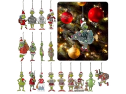 Adorno Navideño Grinch 2022 De Acrílico Para Decoración De Árbol, Colgante Para Fiesta, Regalo Y Accesorios B