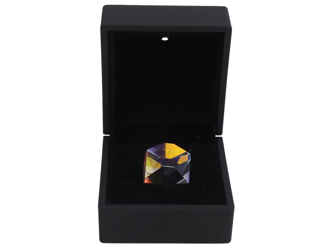 2026 prisma de Cristal K9 Mini de 20mm para Dispersión Rgb Cubo Óptico Colorido