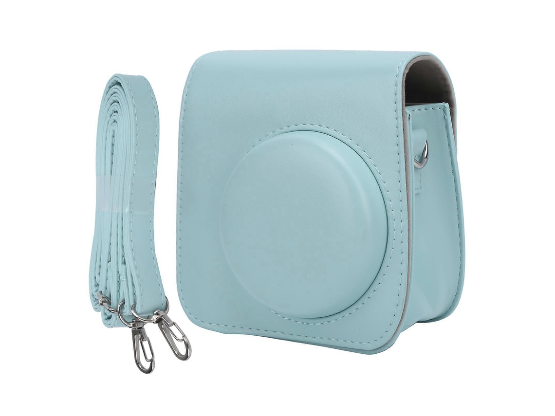 Capa Protetora em Couro Pu para Mini Câmera Instax Mini 7+ com Alça de Ombro Ajustável. ELECTVAULT1